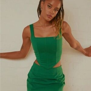 NWT Peppermayo Pastel Skies corset Bustier Top size 2